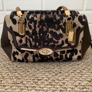 Coach Leopard Print Purse